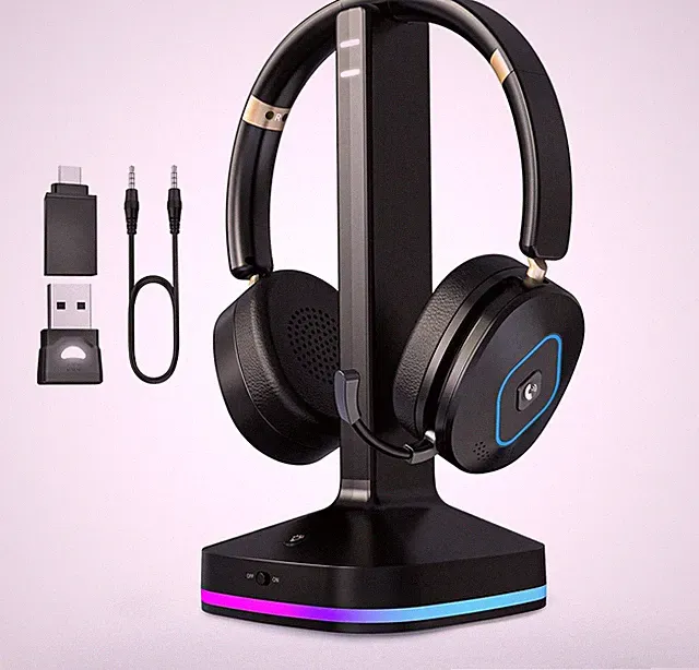 Earbay Kabelloses Headset Mit Mikrofon Für Die Arbeit, V6.0 Bluetooth-Headset Mi