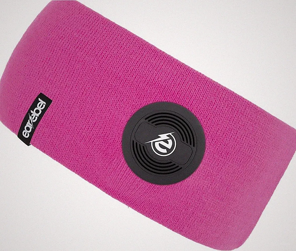 Earebel Turo Stirnband mit Kopfhörer Headband Headset Bluetooth pink