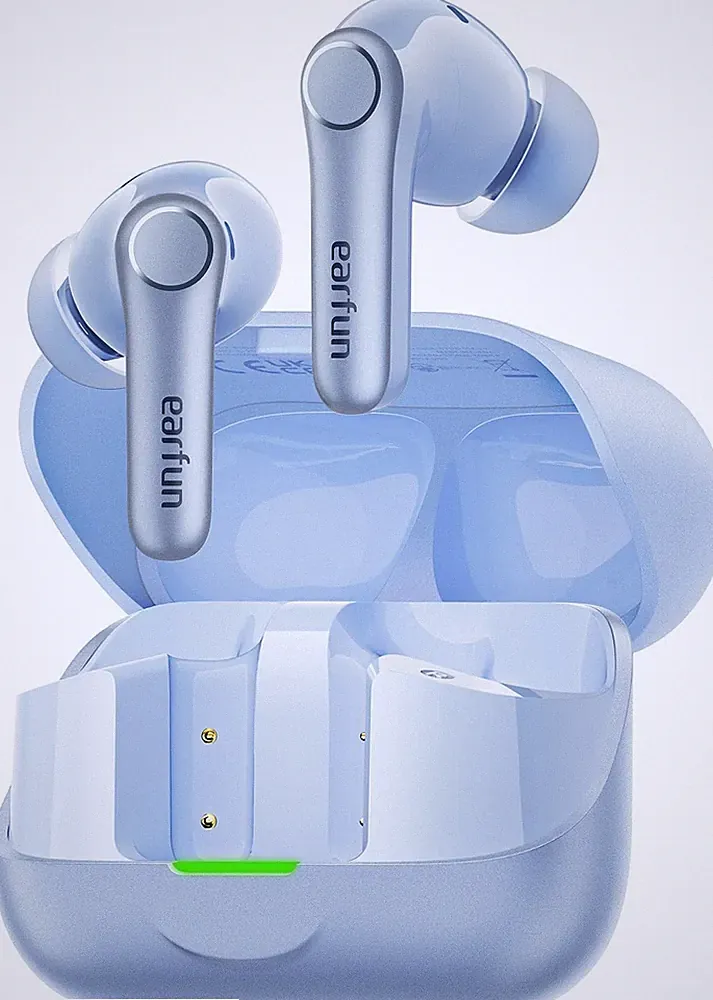 EarFun Air Pro 4 In-Ear Kopfhörer mit Hybrid-ANC und Bluetooth 6.0, Himmelblau