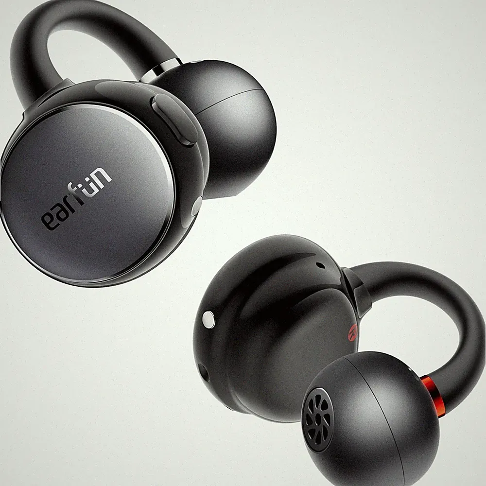 EarFun Clip Open Ear Kabellos Bluetooth Kopfhörer, Clip on Earbuds, Leicht