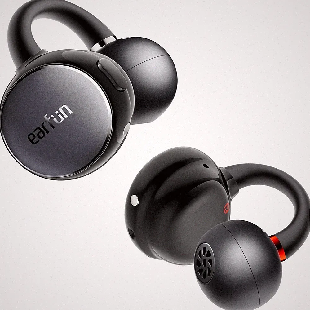 EarFun Clip Open Ear Kopfhörer Bluetooth 10,8 mm Carbon-Treiber Hi-Res Audio