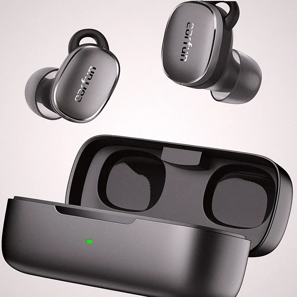 Earfun Free Pro 3 In Ear Bluetooth Kopfhörer mit Noise Cancelling Hi-Res Audio