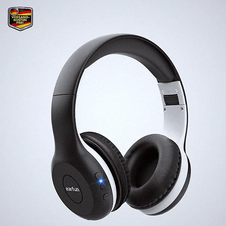 EarFun K2 Bluetooth Kopfhörer Kinder, 85/94dB Lautstärkeregelung, 40 Std Akku