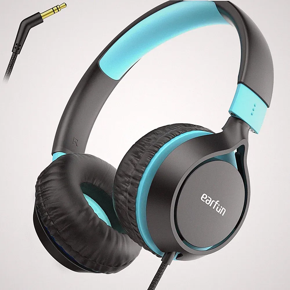 EarFun Kinder Kopfhörer 85dB Lautstärkenbegrenzer Faltbar Stereok