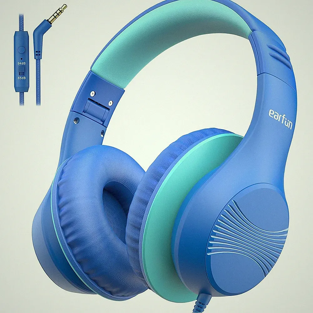 EarFun Kinder Kopfhörer Faltbar 85 94dB Lautstärkenbegrenzer