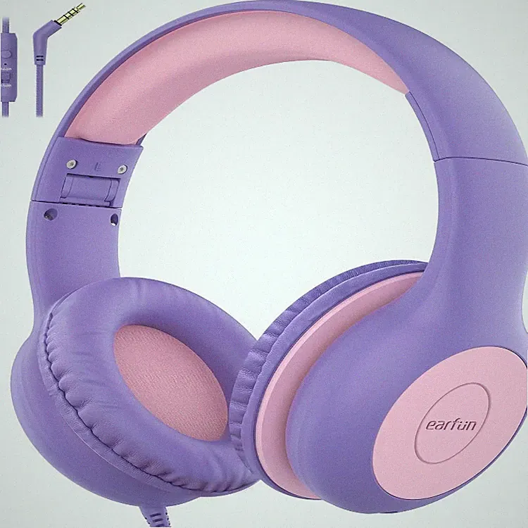 EarFun Kinder Kopfhörer Faltbar 85 94dB Lautstärkeregulierung HD