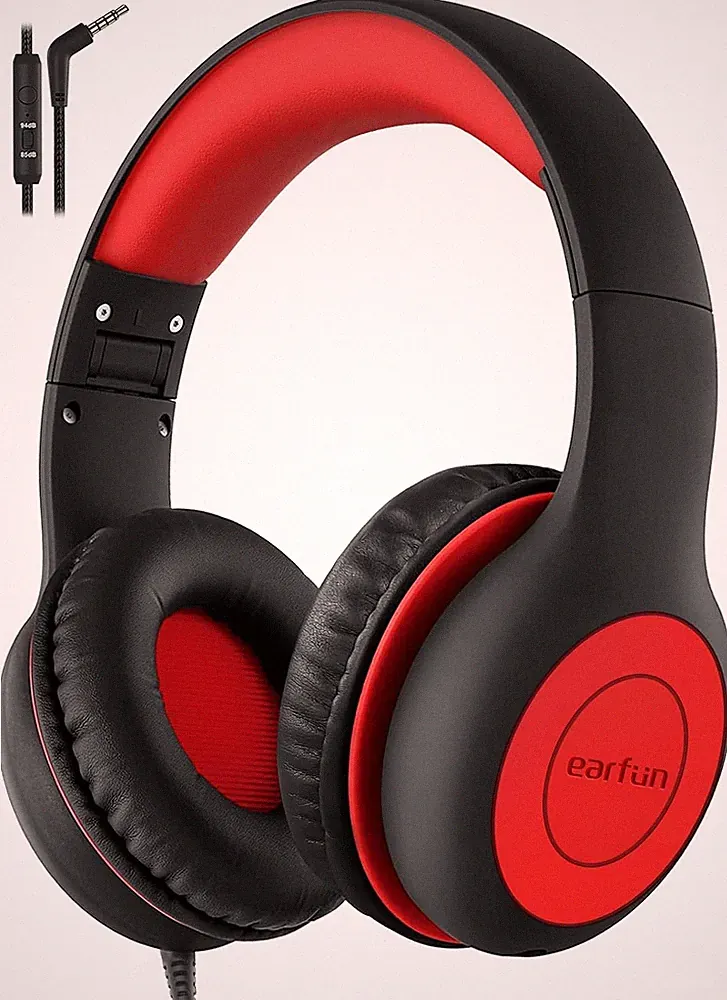 EarFun Kinder Kopfhörer, Kopfhörer Kinder mit Kabel, 85/94dB L