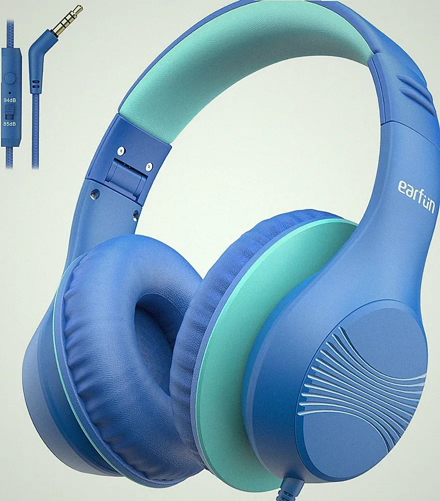 Earfun Kinder Kopfhörer, Over-Ear Kopfhörer Für Kinder Mit Kabel, 85/94Db Lautst