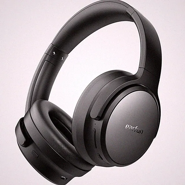 EarFun Tune Pro Kopfhörer Kabellos mit 45 dB Geräuschunterdrückung Schwarz, 120