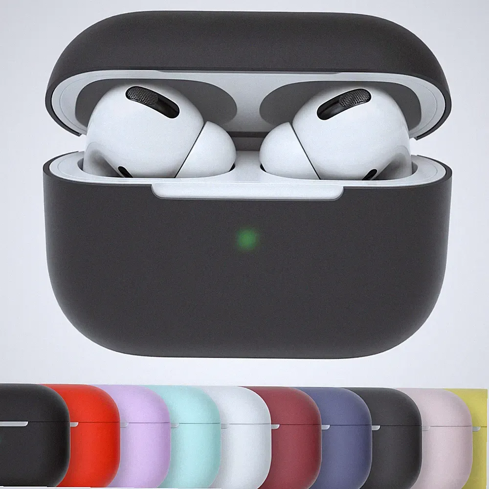 EAZY CASE Apple AirPods Pro Hülle Case Silikon Kopfhörer Tasche Schutzhülle Etui