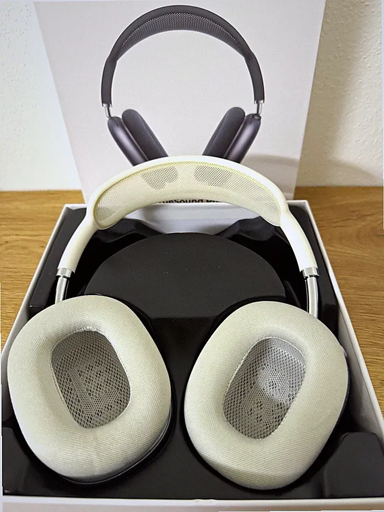 ECHOORIA TrueSound Pro Over-Ear Bluetooth Kopfhörer Kopfbügel USB Silber/Weiß