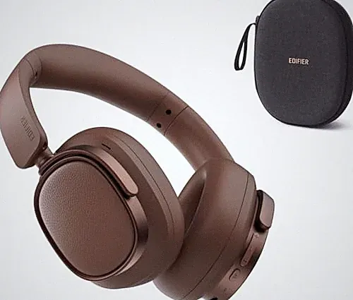 Edifier ES850NB Bluetooth Kopfhörer Noise Cancelling Hi-Res LDAC Modern Braun