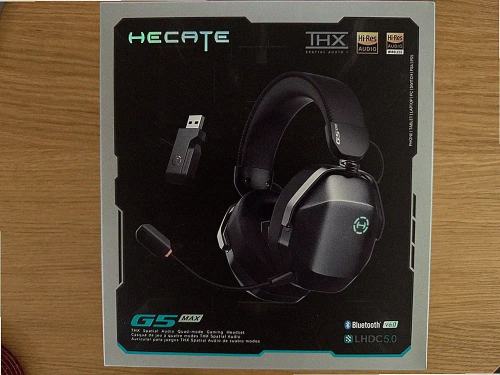Edifier G5 MAX THX Spatial Audio Quad-Mode-Gaming-Headset, Space Grau - NEU
