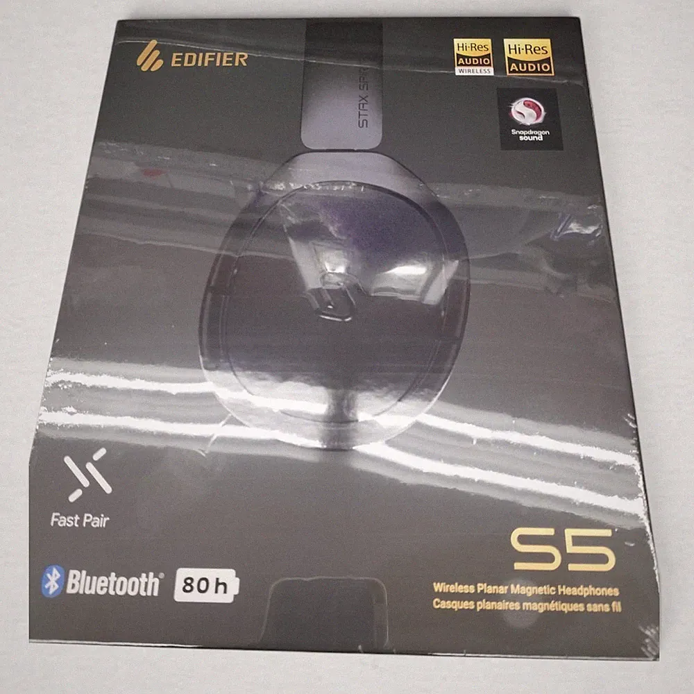 Edifier Stax Spirit S5 Kopfhörer Kabellos Bluetooth Planar Magnetic Schwarz