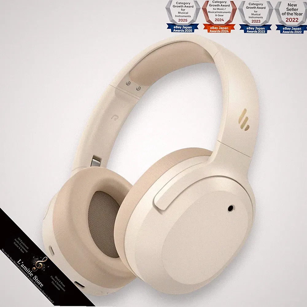 Edifier W820NB PLUS WH LDAC Kompatibel Noise Cancelling Bluetooth 5.2 JP Neu