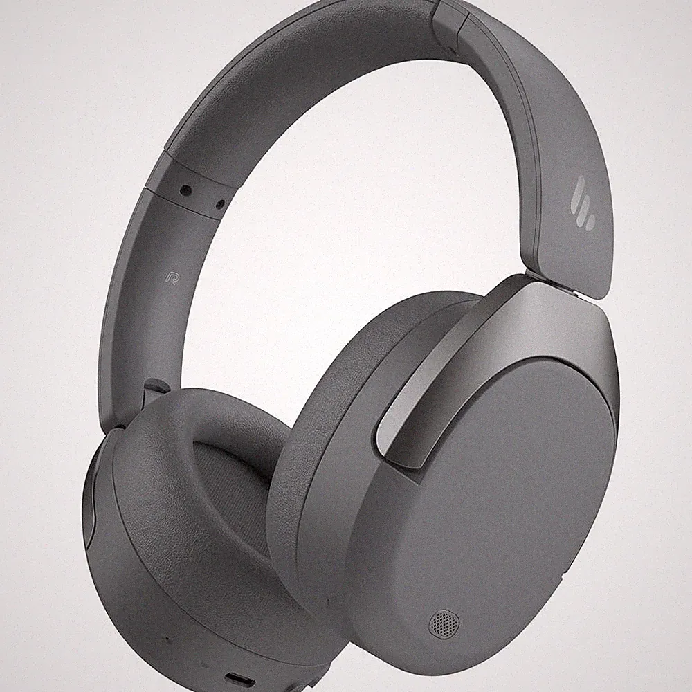 Edifier W830NB Headset Over-Ear Kopfhörer grau 94 h Akkulaufzeit ANC, Grau