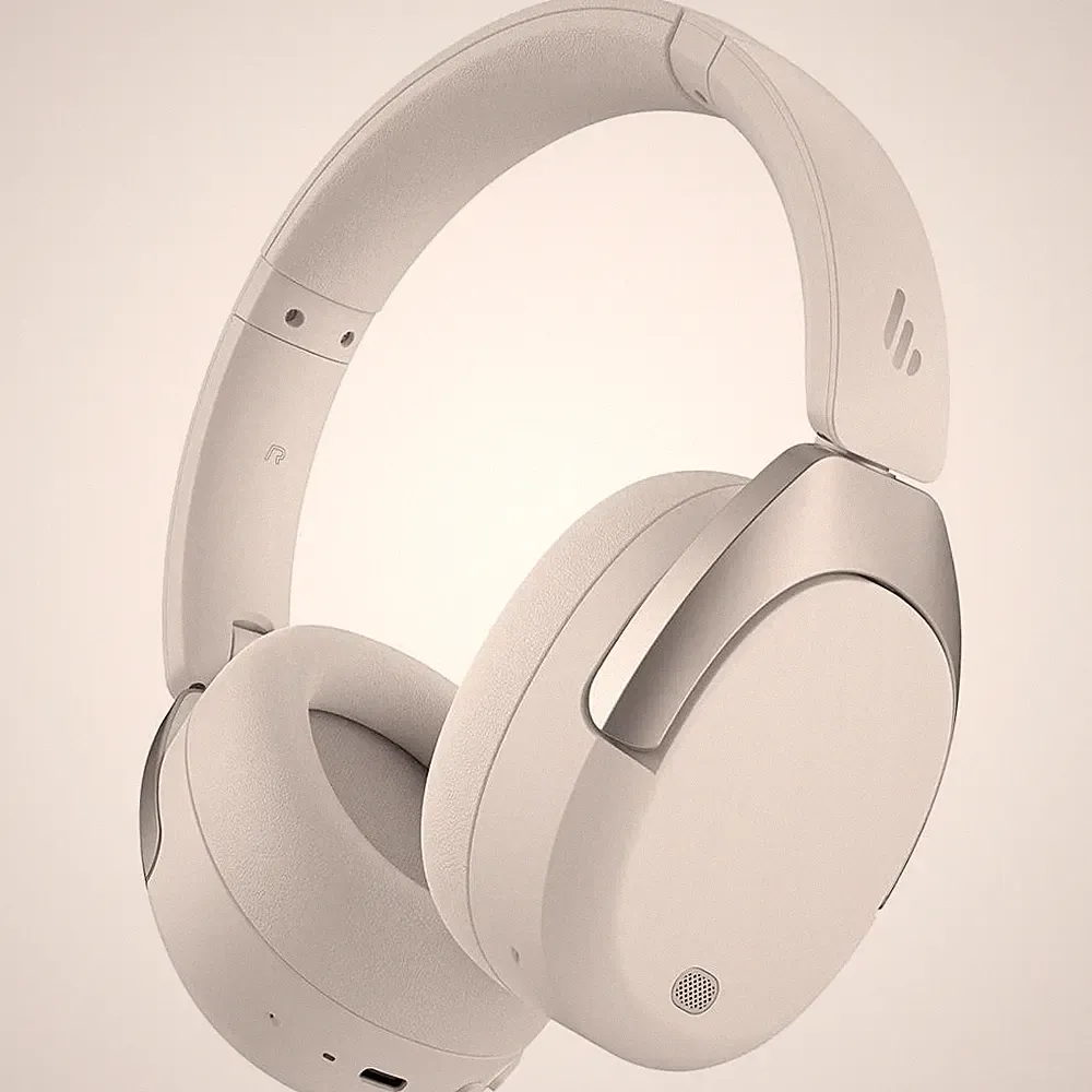 Edifier W830NB Headset Over-Ear Kopfhörer weiß 94 h Akkulaufzeit ANC, Weiß