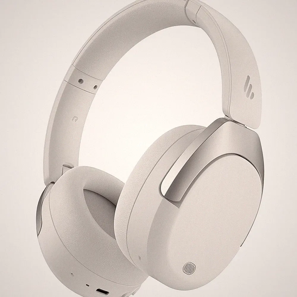 Edifier W830NB Headset Over-Ear Kopfhörer weiß 94 h Akkulaufzeit ANC, Weiß