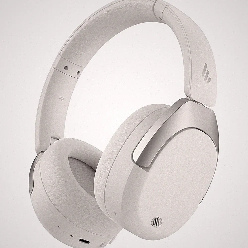Edifier W830NB Headset Over-Ear Kopfhörer weiß 94 h Akkulaufzeit ANC, Weiß