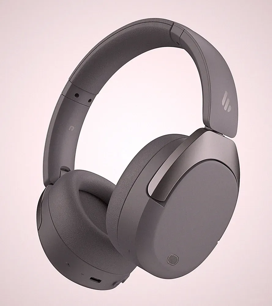 Edifier W830NB Wireless Over Ear Kopfhörer mit -45dB ANC, 94Std. AKKU, Grau