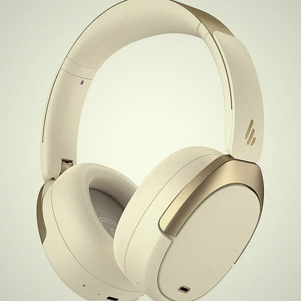 Edifier WH950NB Bluetooth Over-Ear Kopfhörer elfenbein 55 h Spielzeit ANC Hi-Res