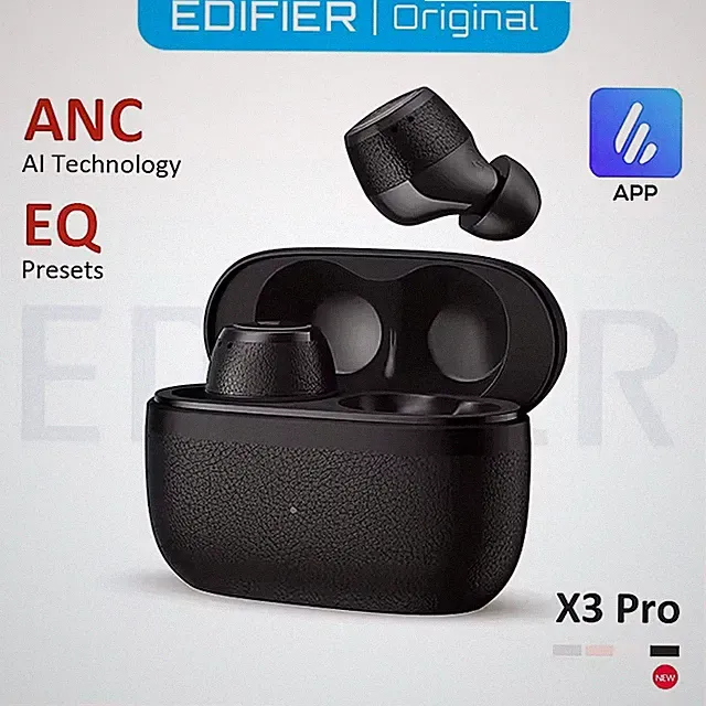 Edifier X3 Pro True Wireless Earbuds, ANC, Bluetooth 5.4, Multipoint, IP54