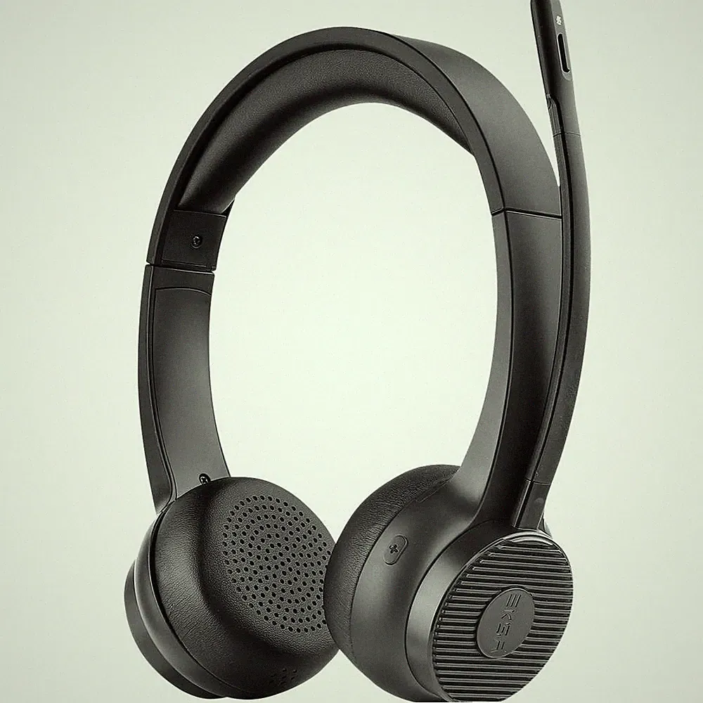 EKSA H16 On Ear Headset Bluetooth® Schwarz Noise Cancelling