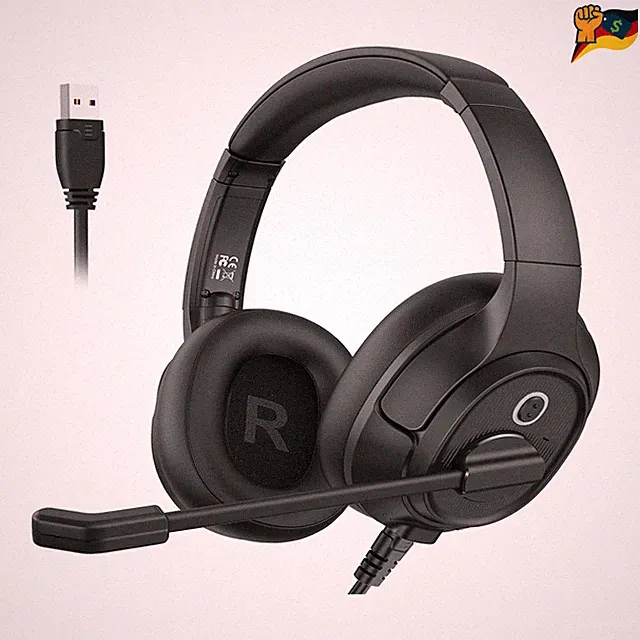 EKSA H2 USB Headset ENC Mikrofon Over Ear PC Gaming