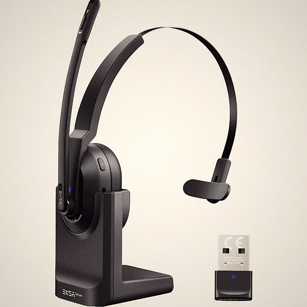 EKSA H5 On Ear Headset Bluetooth Kopfhörer Mikrofon-Rauschunterdrückung Schwa971