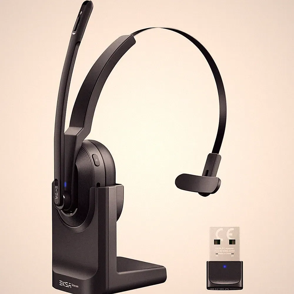 EKSA H5 On Ear Headset Bluetooth Kopfhörer Mikrofon-Rauschunterdrückung Schwa971