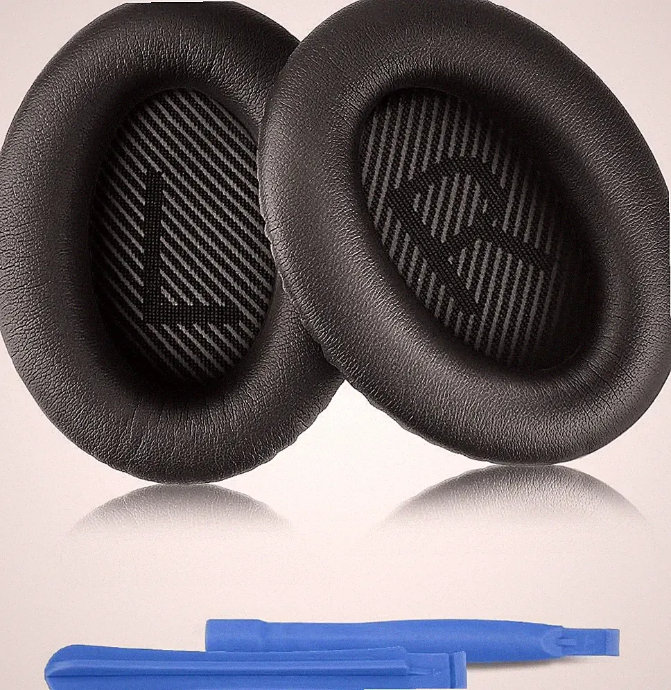 ELZO Ersatz Ohrpolster Bose QC35 QC45 Kopfhörer kompatibel Bose QuietComfort