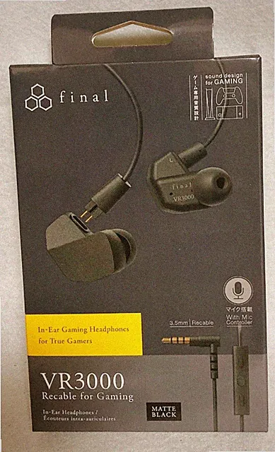 endgültiges VR3000 Recable for Gaming IEM 3D Spatial Audio 2-Pin Detachable MIC