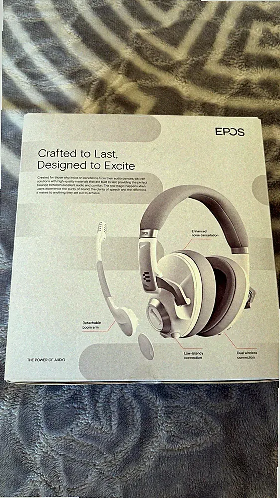 EPOS H3PRO Hybrid kabelloses Gaming-Headset mit Boom-Mikrofon, Weiß