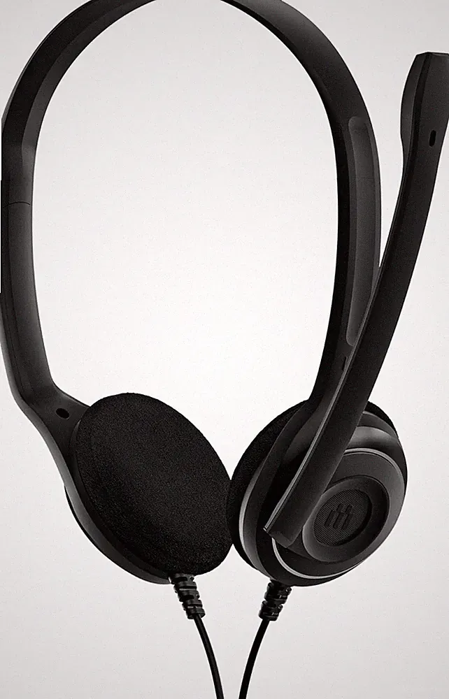 EPOS PC 8 USB On Ear Stereo Headset PC Laptop Mac Kopfhörer Mikrofon Schwarz