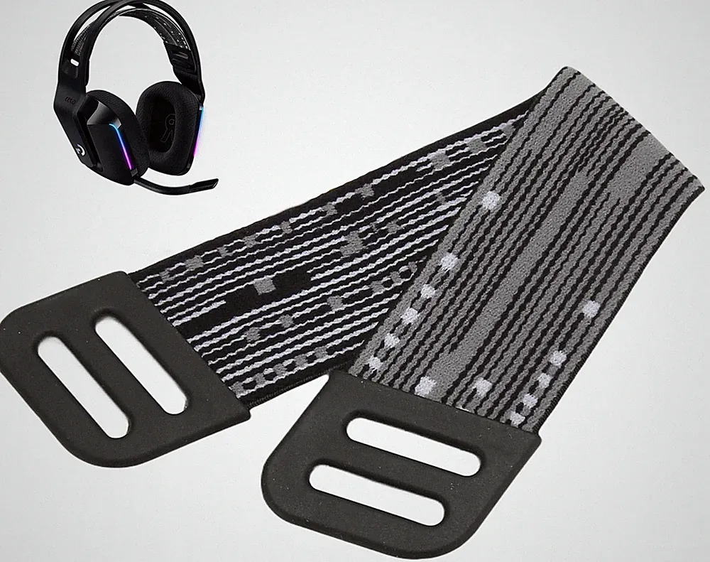 Ersatz Kopfband-Gummikappe für Logitech Kopfhörer G733 G335 Grau