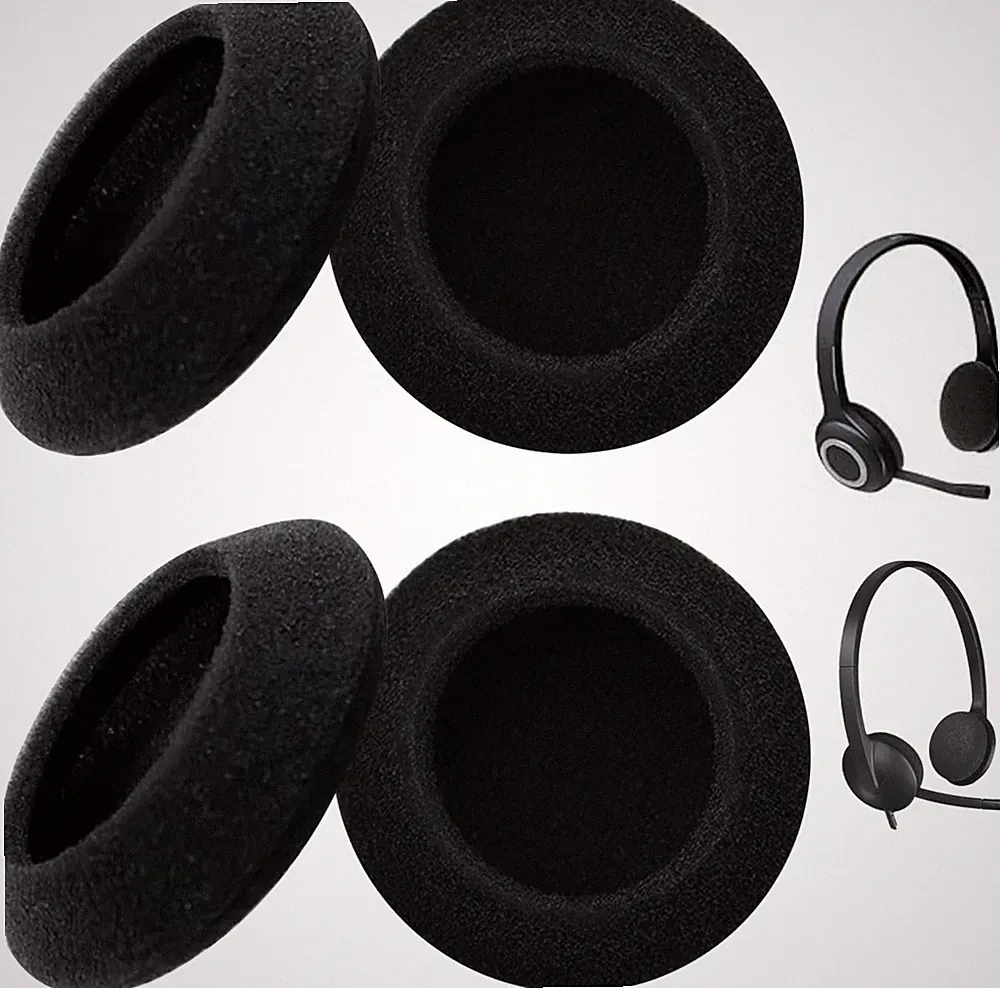 Ersatz Kopfhörer Ohrpolster für Logitech Headset - Schaumstoff Ohrpolster A