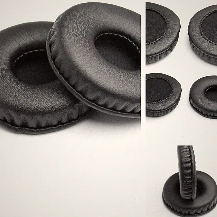 Ersatz-Ohrpolster 70 mm – PU-Kunstleder Ohrpolster-Kit für Kopfhörer, 2 Stück