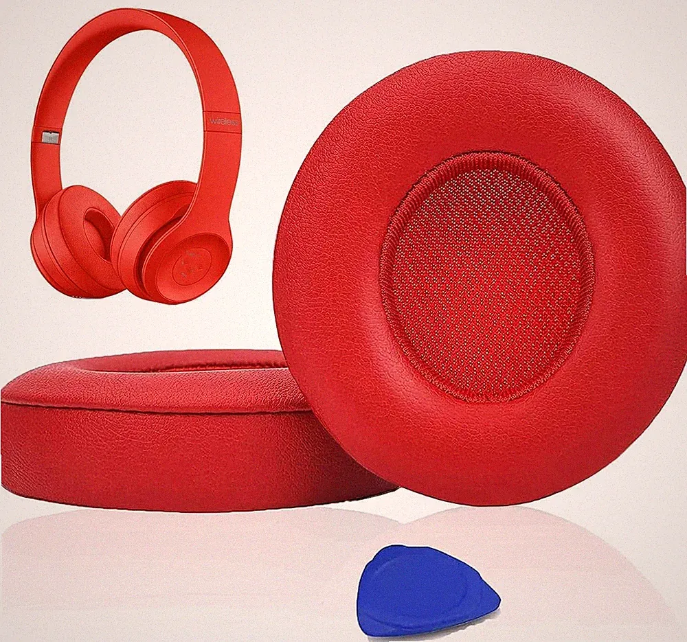 Ersatz Ohrpolster für Beats Solo 2 3 - Kabellose On-Ear Kopfhörer, Weiches