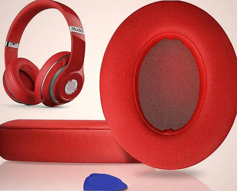 Ersatz Ohrpolster für Beats Studio 2 3 Over-Ear Kopfhörer Proteinleder