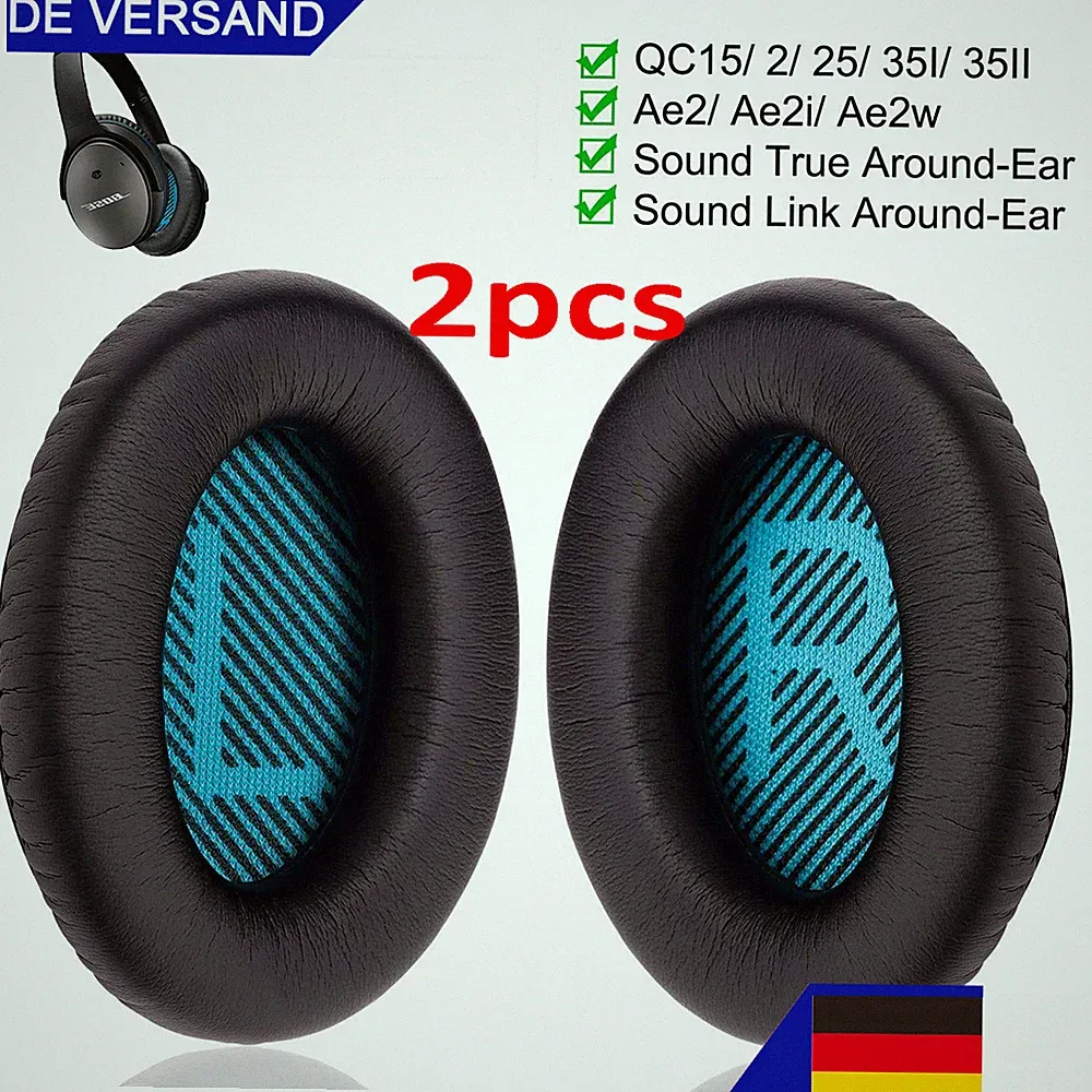 Ersatz Ohrpolster für Bose QuietComfort 35 Quiet Comfort 35 II Kopfhörer QC15