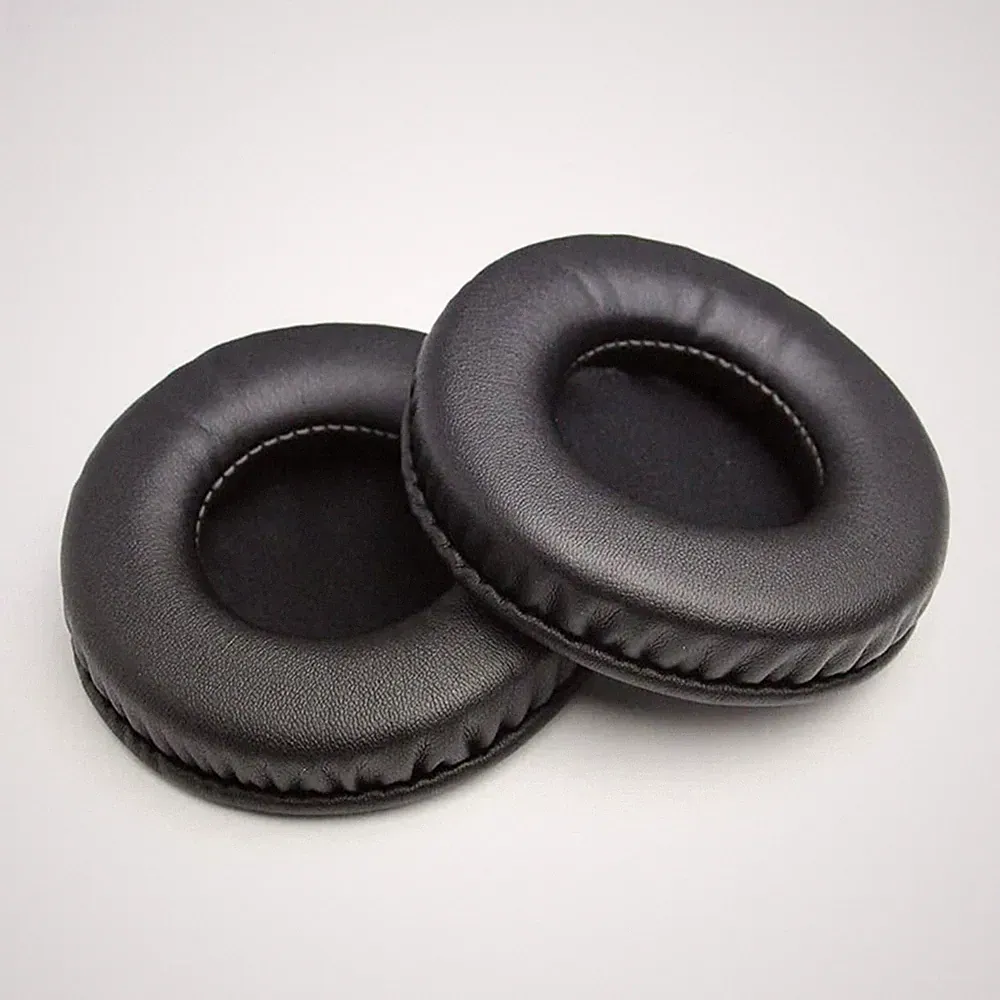 Ersatz Ohrpolster für Kopfhörer Beyerdynamic DT880 DT990 DT770 Pro Schwarz Leder