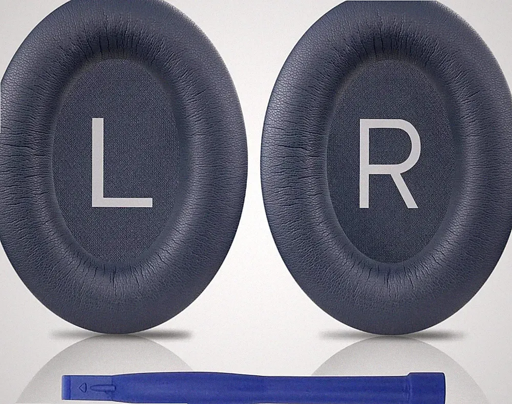 Ersatz Ohrpolster für Over-Ear Kopfhörer, Geräuschisolierend, Protein-Leder