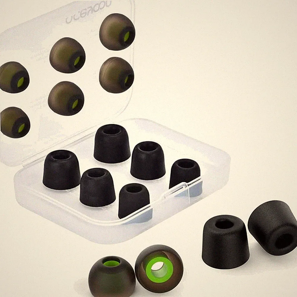 Ersatz Ohrstöpsel 12 Paar Silikon Schaumstoff In-Ear Ohrpolster universal