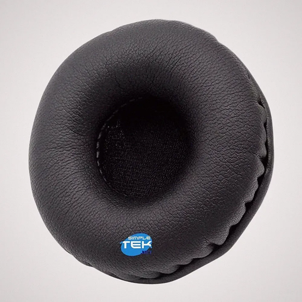 Ersatzpolster Leder 55mm Pavillons Kopfhörerkissen Schwarz Kopfhörer_