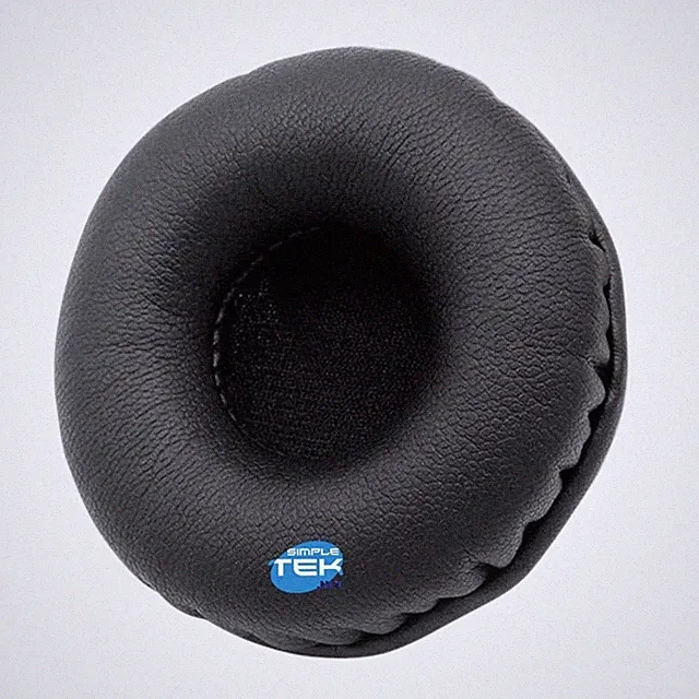 Ersatzpolster Leder 55mm Pavillons Kopfhörerkissen Schwarz Kopfhörer_