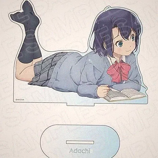 Erwachsene Sammlerstück Adachi Acryl Ständer Halb Kopfhörer Version Sammelfigur