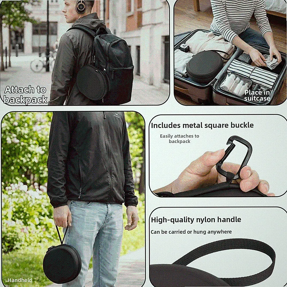EVA Hardcase mit Memory Foam für kleine bis mittlere Over-Ear Kopfhörer