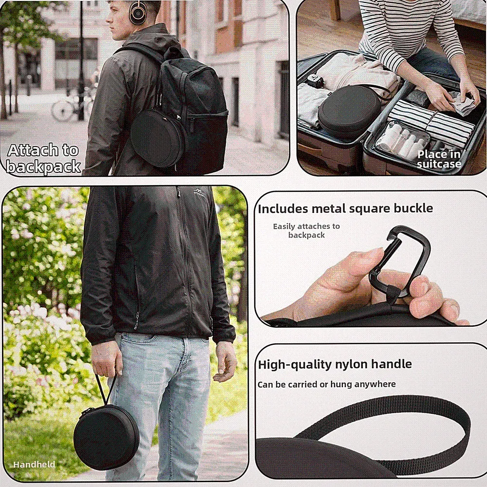 EVA Hülle für Over Ear Kopfhörer mit wasserdichter Beschichtung 16 x 6 x 21 c