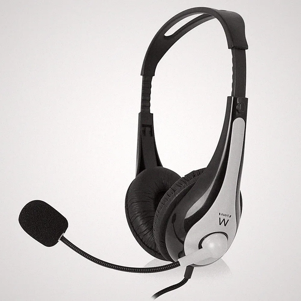 EW3565 Leichtes professionelles USBHeadset mit Mikrofon für PC,Lautstärkeregl...