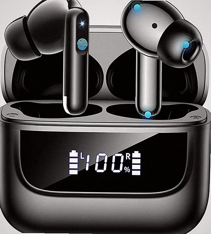 EXZHIG in Ear Headset, 6 Mikrofon ENC Noise Cancelling IPX7 Sport Kopfhörer